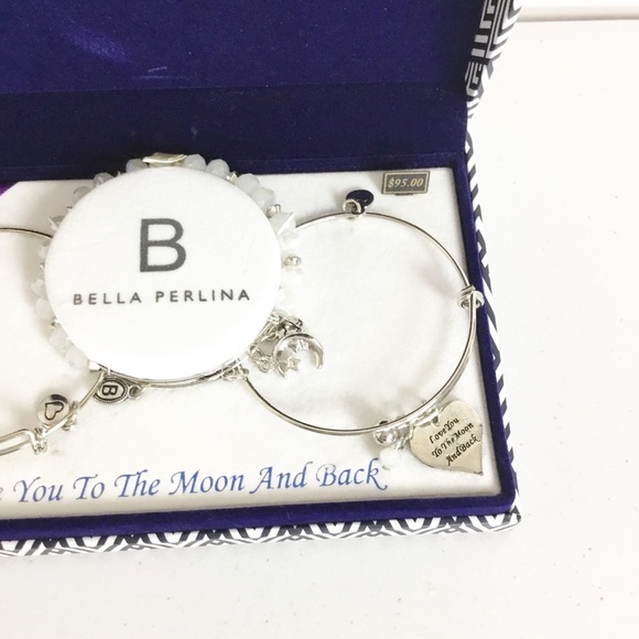 Bella Perlina Set Of 3 Bracelets Love You - Picture 2 of 3